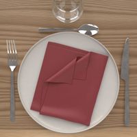 SERVIETTE DE TABLE  Lot de 3 serviettes de table "ALIX" rouges