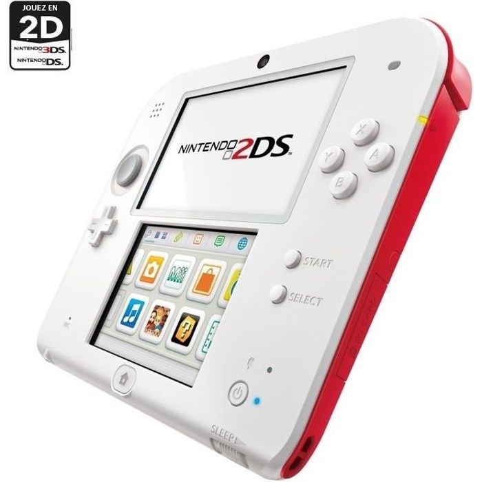 Nintendo 2DS Blanche et Rouge Achat / Vente console 2ds CONSOLE 2DS