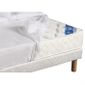  Drap Housse 100% coton Blanc - Bonnet 27 cm 90x200