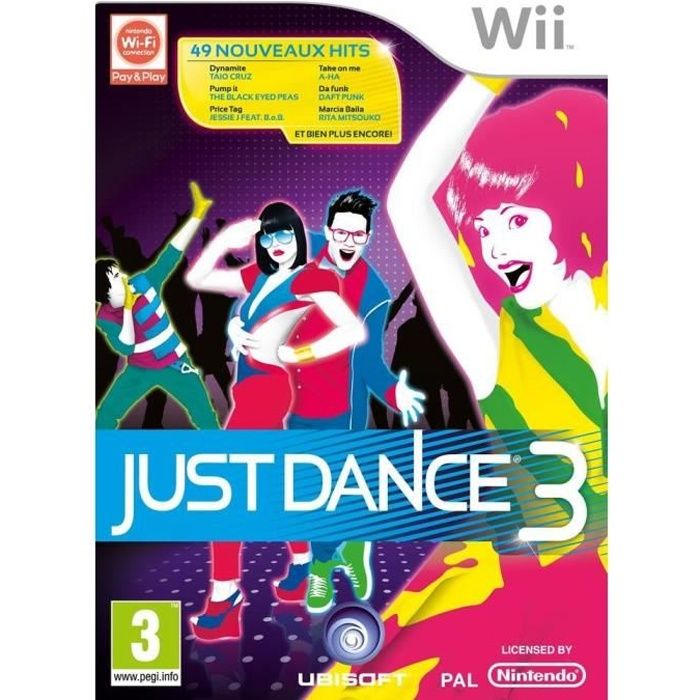 JUST DANCE 3 / Jeu console Wii Achat / Vente jeux wii JUST DANCE 3