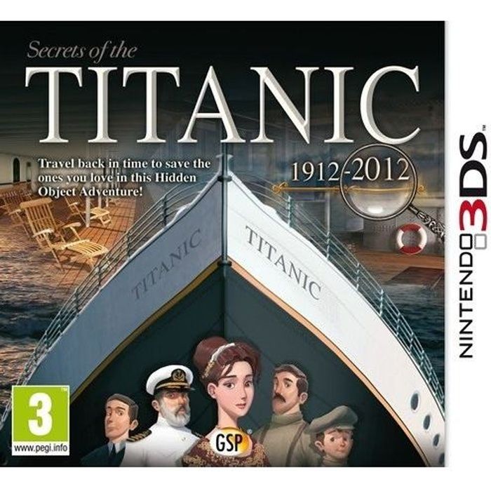 LES SECRETS DU TITANIC 3DS /Jeu 3DS Achat / Vente jeu 3ds LES SECRETS DU TITANIC / 3DS Cdiscount