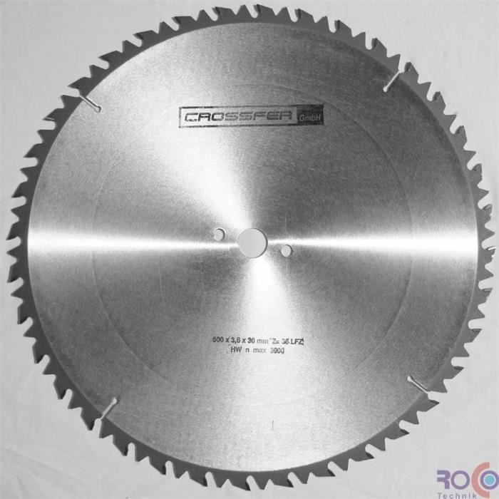 Lame de scie bois carbure 500 mm 36 dents coupe br achat / vente ... Prix lames bois