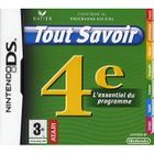 DS TOUT SAVOIR 4E / JEU NINTENDO DS