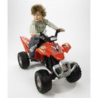 VEHICULE ENFANT Quad à pédales - Cobra rouge
