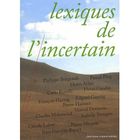 SCIENCES HUMAINES Lexiques de l'incertain