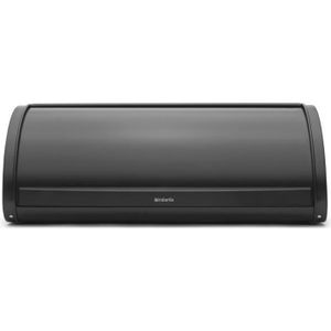 BRABANTIA Boite ? pain large 333460 44,8x27x17cm noir mat