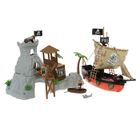UNIVERS MINIATURE COMPLET Coffret de Pirates avec bateau 38cm + accessoires