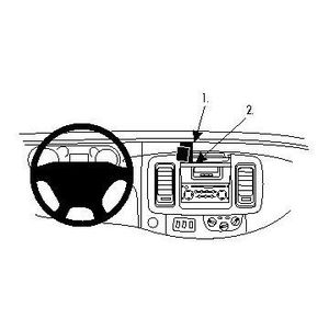 Fixation voiture Brodit Proclip Nissan Primastar