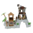 UNIVERS MINIATURE COMPLET Coffret de Pirates avec bateau 38cm + accessoires