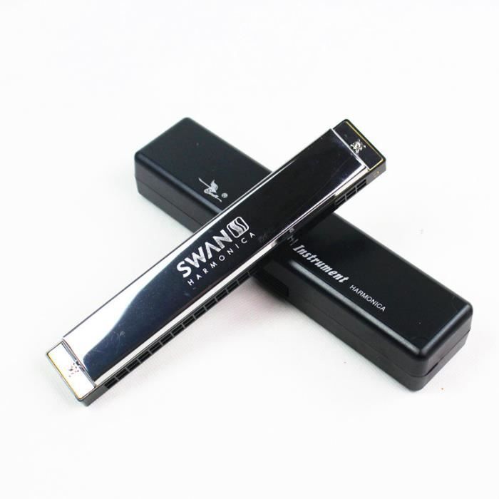 Harmonica Swan 24 trous Harmonica Harpe Mouth Organ Instruments à vent