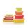 JOCCA Set de 4 récipients en silicone pliables de