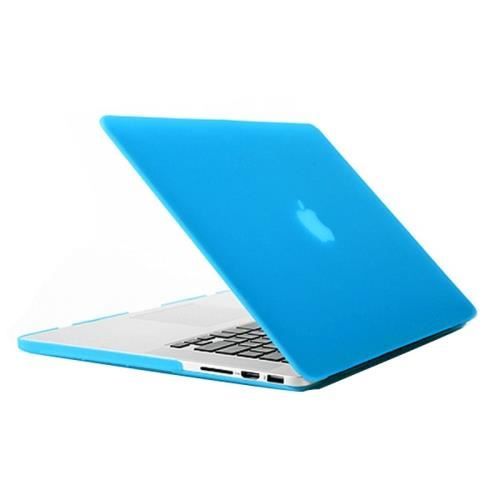 Mac Book Pro Retina 13.3" : Coque Housse Plastique Bleu Mac Book Pro