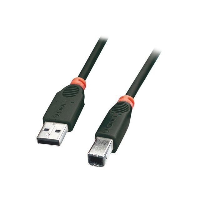 Câble USB Longueur : 3 m Connecteurs : 1 x USB à 4 broches, type A