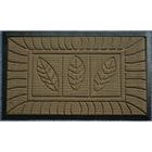 PAILLASSON - DECROTTOIR Tapis d'entrée 45x75 cm feuilles coloris naturel