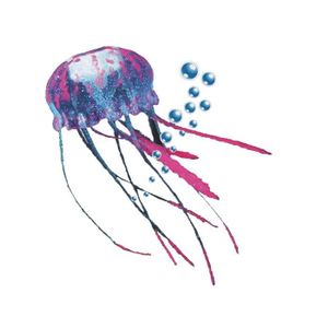 NOBBY Aqua Deco Méduse flottante rose XXL 10cm pour aquarium