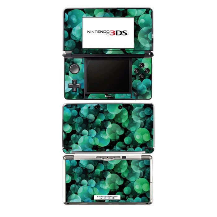 Skin Stickers pour nintendo 3DS (Sticker Cercles vert) Achat