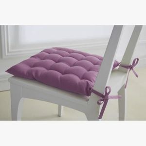 TODAY Assise matelassée 40x40cm 100% coton 16 points Figue