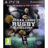 JEU PS3 JONAH LOMU RUGBY CHALLENGE / Jeu console PS3 JEU PS3 JONAH LOMU RUGBY CHALLENGE / Jeu console PS3