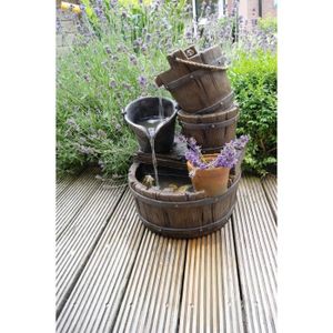 UBBINK Fontaine de jardin Halifax 56x38x34cm - Marron