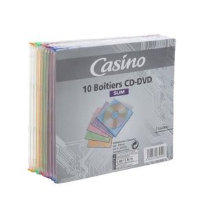 CASINO Boitiers CD x 10