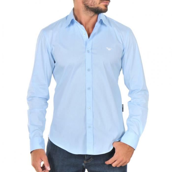 roshe run a vendre - emporio-armani-chemise-bleu-clair-pour-homme.jpg