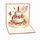 Carte de Voeux 3D Bougies G?teau Pour Anniversaire