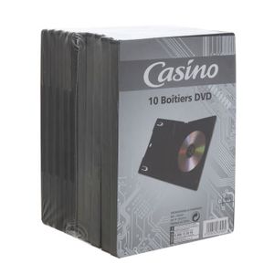 CASINO Boitiers DVD X 10
