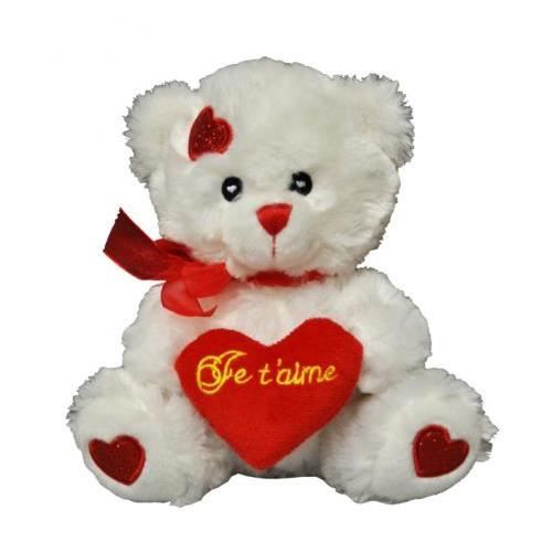 ours en peluche avec un coeur