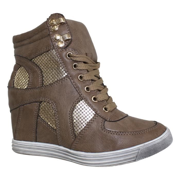 chaussures creeks compensées femme