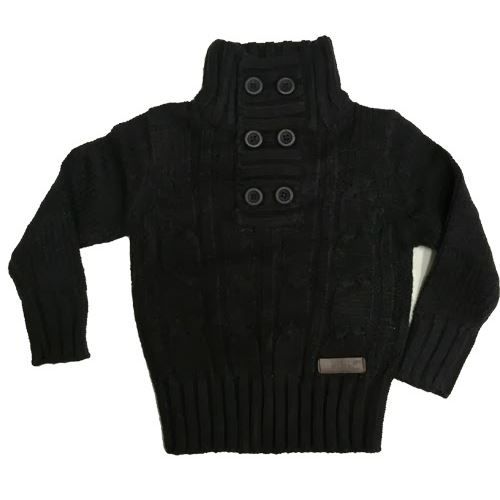 Pull b&eacute;b&eacute; gar&ccedil;on LECOTROIS Pull col montant6 boutonsEcusson en