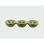 RAMEQUIN - RAVIER - VERRINE - MISE EN BOUCHE - COQUILLE TRIPLE BOL AGRUMES VERT