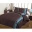CASATXU Housse 220x240cm + 2 Taies ROAD CHOCO/TURQ