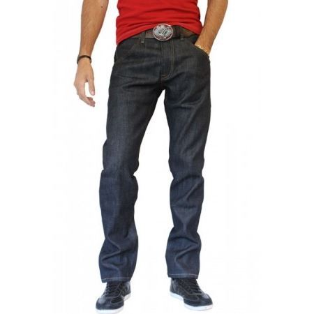 Jeans Homme Wrangler Style cinq poches Braguette a boutons Coupe