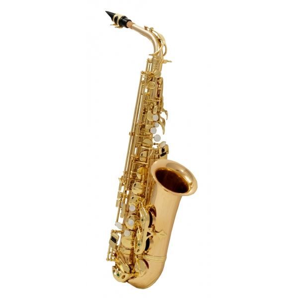 SML Paris Saxophone Alto A620   Le tube en cuivre rose donne une