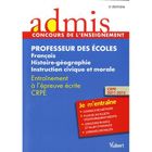 SCOLAIRE / UNIVERSITAIRES Professeur des écoles ; français, histoire, géo...