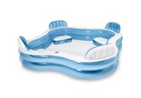 PISCINE DE JEUX - PISCINE GONFLABLE - PATAUGEOIRE Piscine gonflable avec sièges 229x229x64 cm