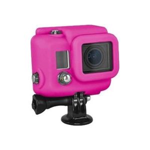 Xsories Silicone Cover Hero 3+ - Protection/ Personnalisation GoPro - housse compatible Hero 3+ /4 MAGENTA