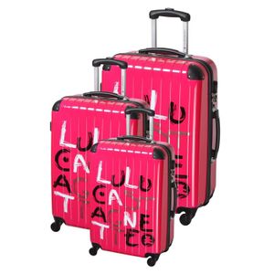 SET DE VALISES LULU CASTAGNETTE Set de 3 valises trolley HKO SET DE VALISES LULU CASTAGNETTE Set de 3 valises trolley HKO