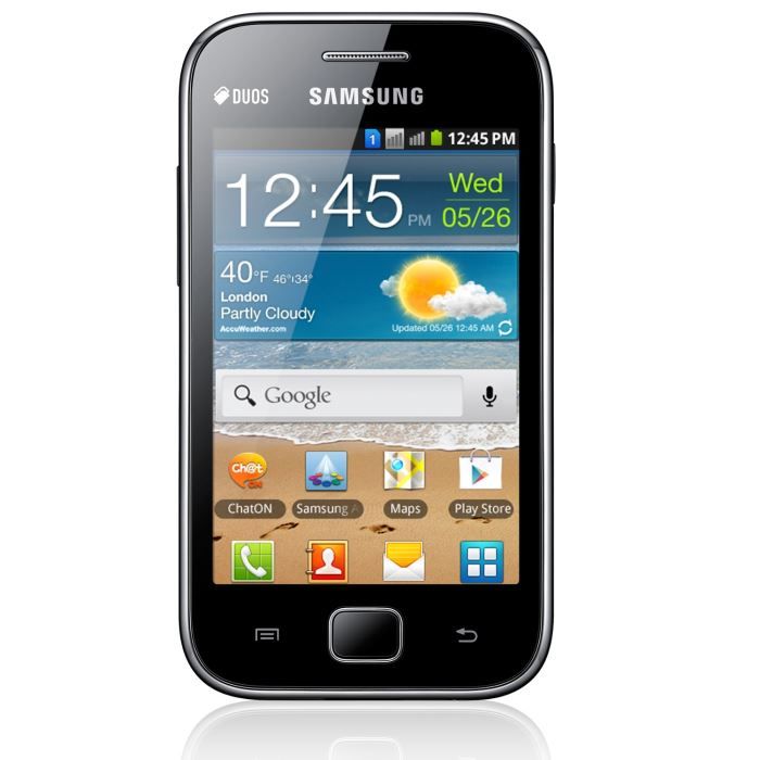 Samsung Galaxy Ace Duo Noir smartphone, prix pas cher
