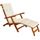 Coussin pour chaise longue 173 cm - Matelas CRÈME