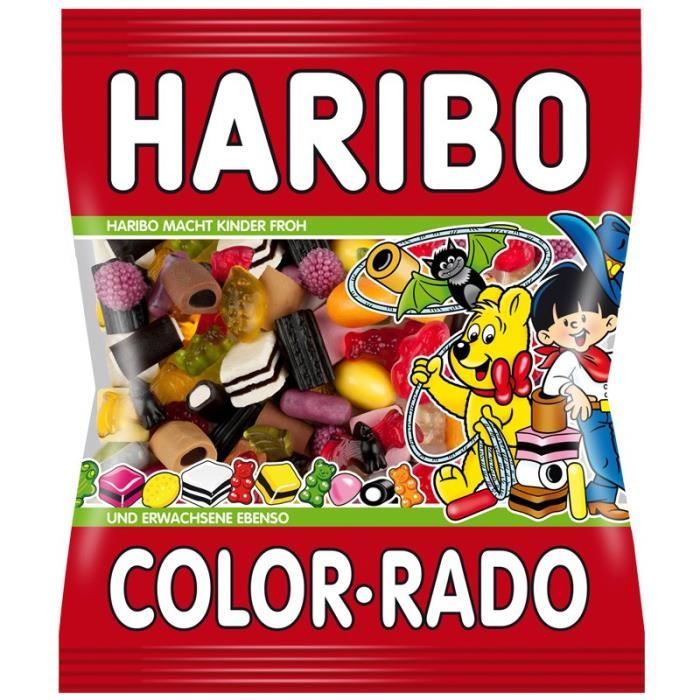 Haribo ColorRado, Réglisse, Réglisse de fruits, 1 kg Achat / Vente