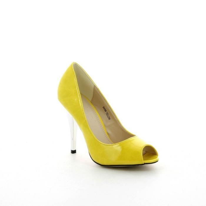 Chaussure femme Escarpin ICE Jaune - Achat  Vente Chaussure femme ...