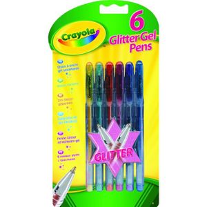 CRAYOLA 6 Stylos A Encre Gel