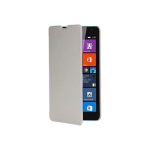 Swiss Charger - Etui folio slim en simili cuir pour Microsoft Lumia 535 - Blanc