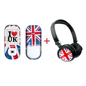 BALADEUR MP3 / MP4 DJIX M478 8GO Lecteur audio-vidéo + Casque audio