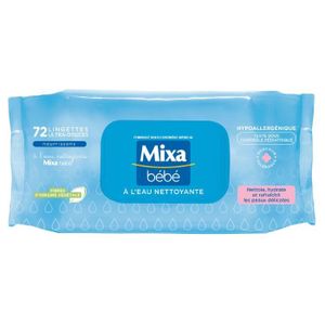LAIT - LINIMENT MIXA Bébé Lingettes à l'eau nettoyante x72 (x1) LAIT - LINIMENT MIXA Bébé Lingettes à l'eau nettoyante x72 (x1)