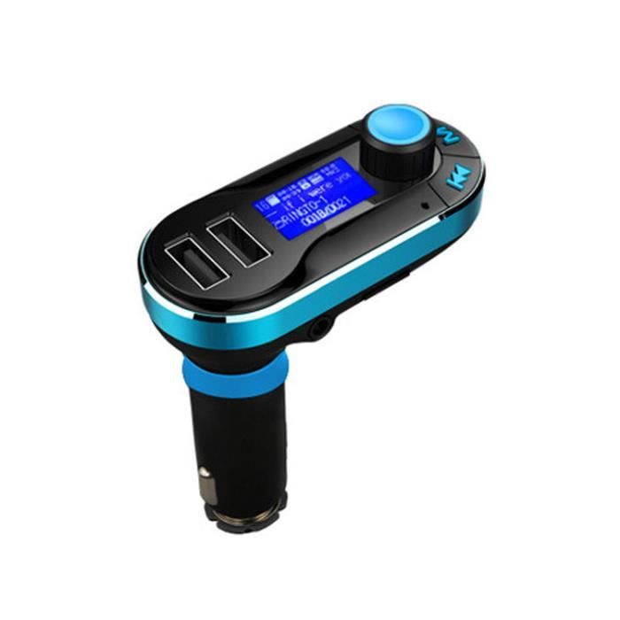 Modul Decodor Mp3 Citire Usb Sd Transmetteur Bluetooth FM MP3 Allume-cigare Double USB - Bleu - Achat