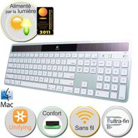 CLAVIER - PAVE NUMERIQUE Logitech Wireless Solar Keyboard K750 Grey for Mac