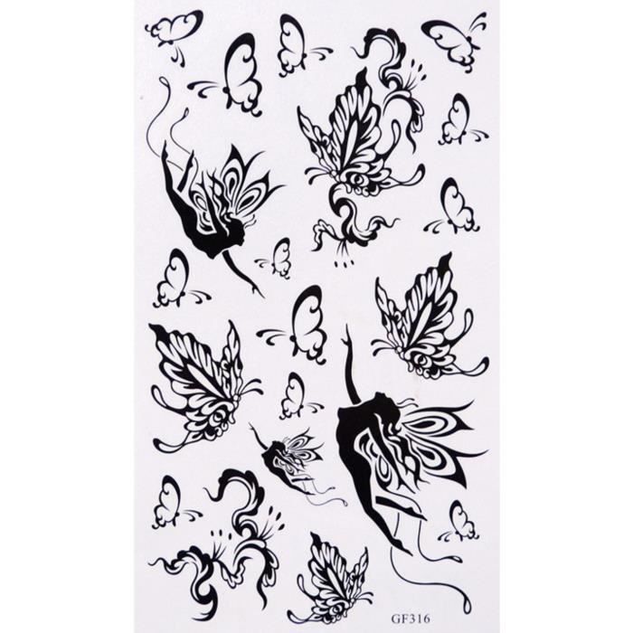 tatouages temporaire papillons f 233 es 20 stickers achat tatouages temporaire papillons f 233 es 20 stickers achat