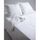 Couvre lit boutis 2 places uni blanc 230 x 250 cm
